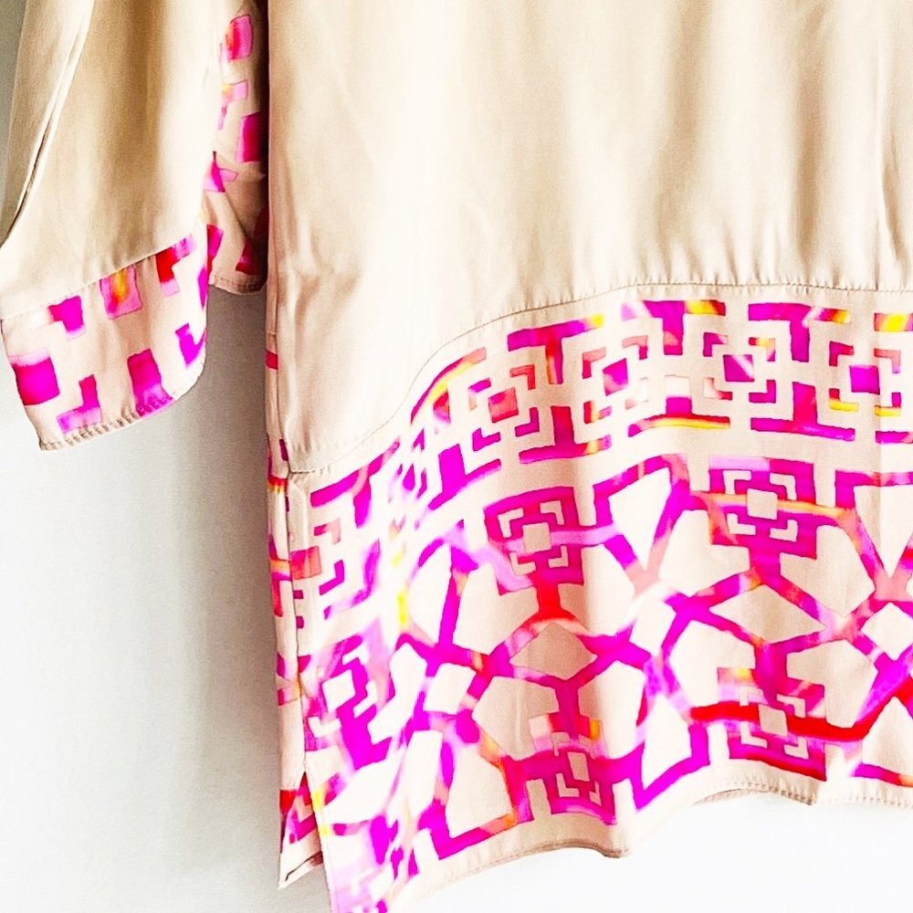2/$30 Alice & Trixie Silk Tunic S - Picture 5 of 5